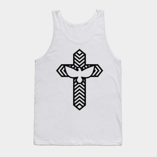 The cross is a symbol of the crucifixion of the Son of God for the sins of mankind. Tank Top